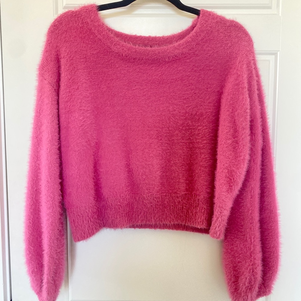 Pink Fuzzy sweater